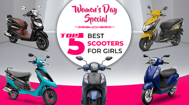 Women's Day Special: Top Five Best and Light Weight Scooters For Girls - Honda Dio To Yamaha Fascino