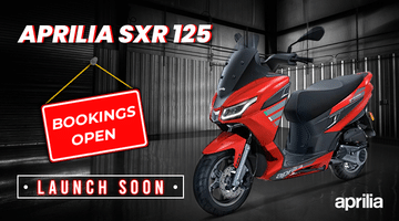 Now You Can Officially Pre-Book The Aprilia SXR 125 in India - Launch Soon