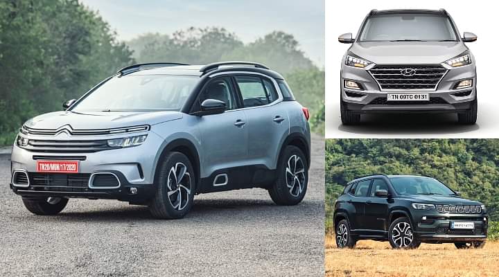 New Citroen C5 Aircross vs Hyundai Tucson vs Jeep Compass - Spec Comparison