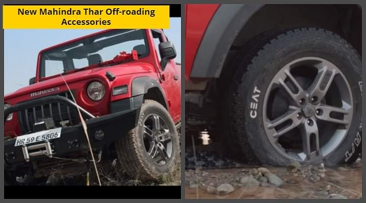 New Mahindra Thar Official Off-road Accessories - Here's What You Get