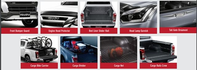 2021 Isuzu D-Max V-Cross Hi-Lander Accessories Image