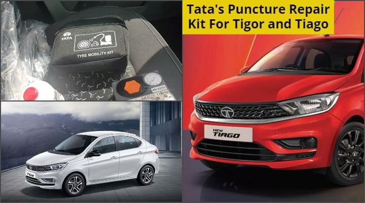 Tata Tiago And Tigor Top Variants Now Get Puncture Repair Kit - Video