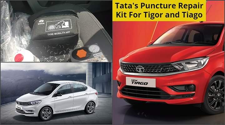 Tata Tiago And Tigor Top Variants Now Get Puncture Repair Kit - Video