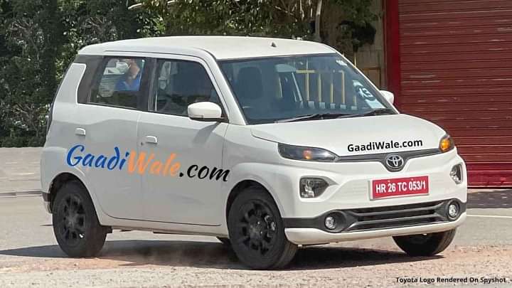 Toyota Hyryder (WagonR EV) Spied Without Camouflage - Check Out The Clear Images