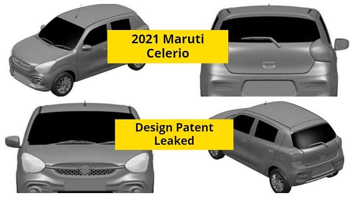 Upcoming Maruti Celerio Patent Design Leaked - This Is How It Looks