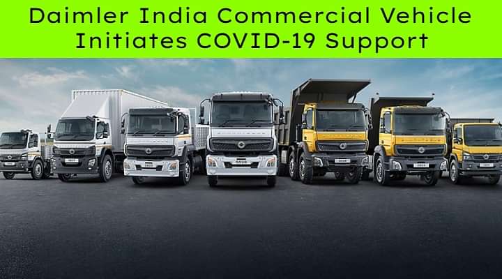Daimler India Commercial Vehicle Initiates COVID-19 Support