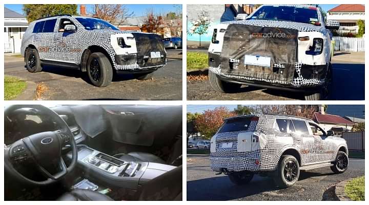 2022 Ford Endeavour Interiors Spied; Gains Twin-Screen Set Up