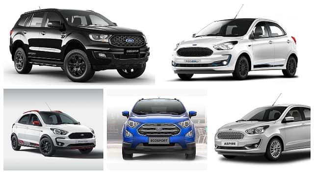Ford Cars In India Range From Hatchback to SUVs
