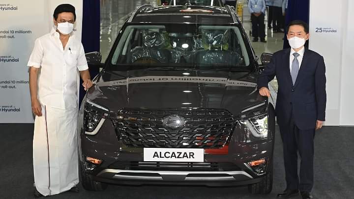 Hyundai India Rolls Out 10 Millionth Car - Alcazar; Fastest Carmaker in India To Achieve This Milestone - Details