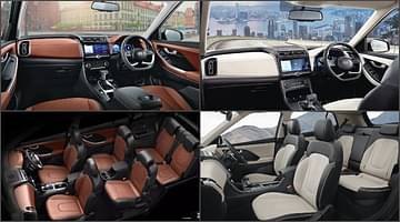 Hyundai Alcazar vs Creta Interiors Image