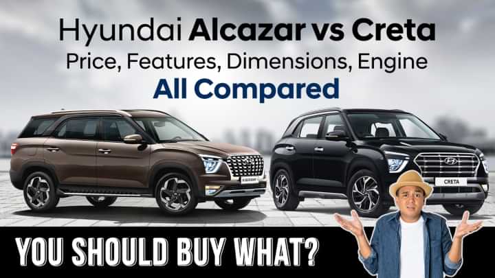 Hyundai Alcazar vs Creta - You Should Buy What? Features, Price, More Hyundai Alcazar vs Creta - You Should Buy What? Features, Price, More