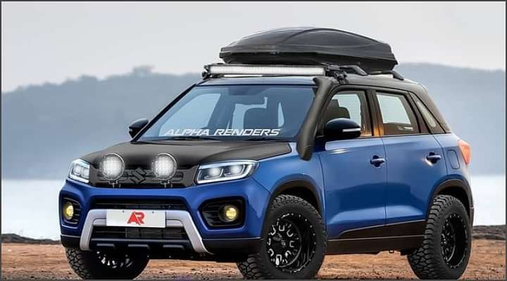 Modified Maruti Vitara Brezza 4X4 - Do You Like It? They Call It Brezza X