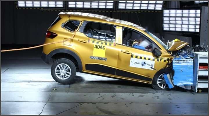 #SaferCarsForIndia - Renault Triber Score 4-Stars In The Global NCAP