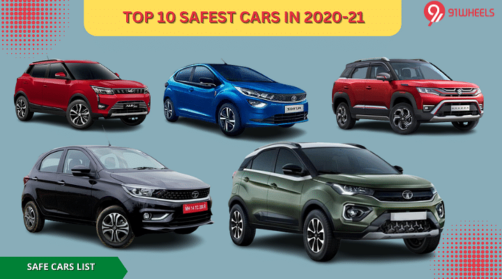 Top 10 Safest Cars in India in 2020-21; Tata and Mahindra Dominate The List - All Details with Global NCAP Crash Test Scores