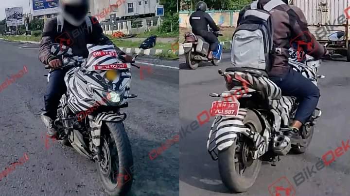 Bajaj Pulsar 250F Spied On Test Again - Clear Images Reveal Interesting Details