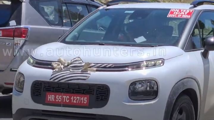 Citroen C3 Compact SUV Spied On Test In The Hills - India Launch Soon? [VIDEO]