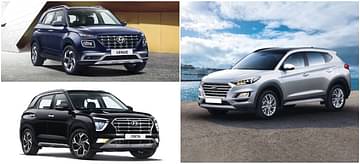 Hyundai Venue, Creta and Tucson