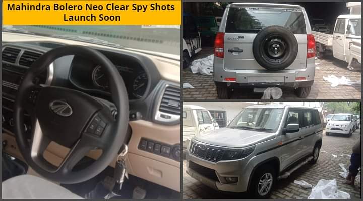 Upcoming Mahindra Bolero Neo Spotted At Dealership - Launch Soon