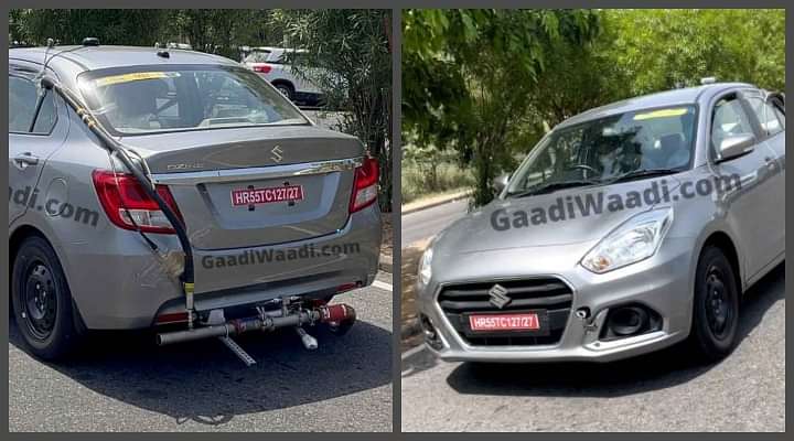 Maruti Dzire VXI CNG Spied - Launch Soon? Expected Premium Of ₹60K