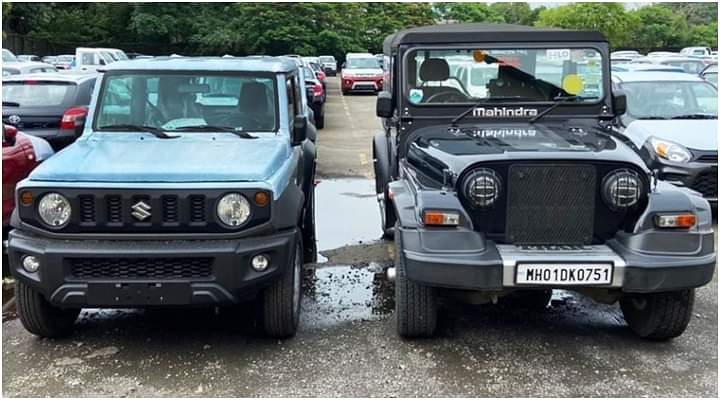 Maruti Suzuki Jimny And Mahindra Thar Parked Together - Your Pick?