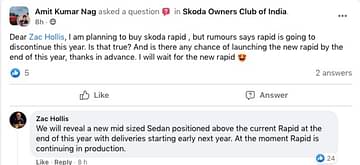 New Skoda Rapid Launch Confirmed