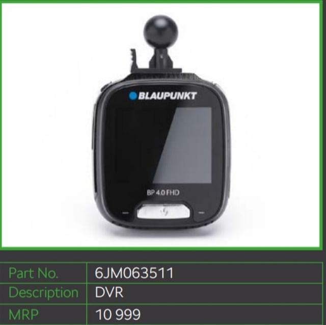 Skoda Kushaq dashcam accessories