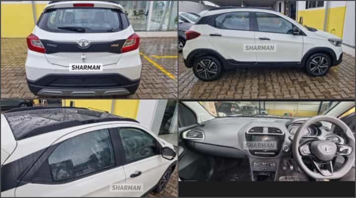 2021 Tata Tiago NRG Spied In Dual Tone White & Black Theme 2021 Tata Tiago NRG Spied In Dual Tone White & Black Theme