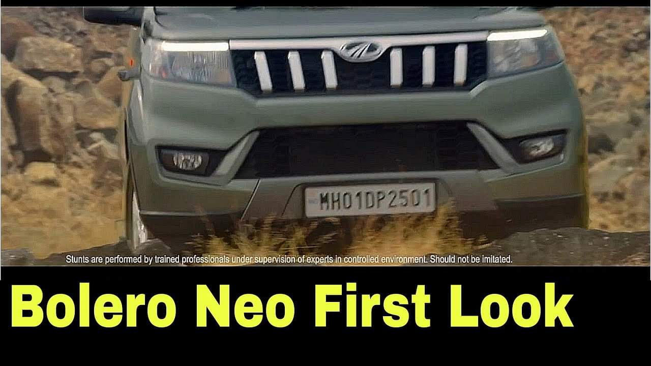 Mahindra Bolero Neo Teased Ahead of Imminent Launch