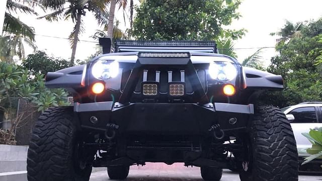 Modified Mahindra Bolero images front that wrangler look