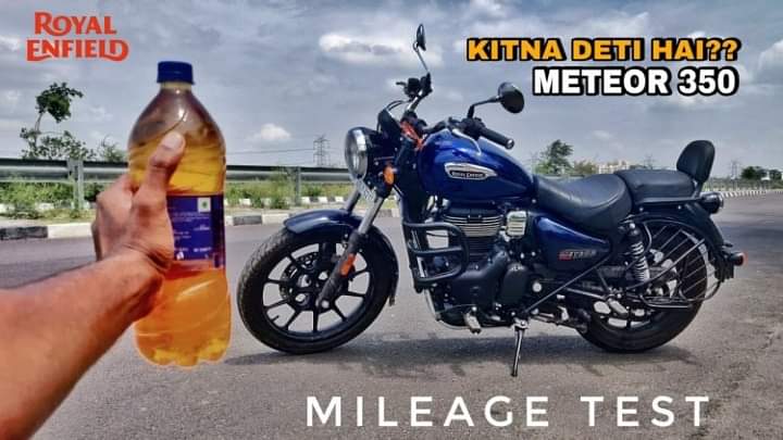 New Royal Enfield Meteor 350 BS6 Mileage Test - VIDEO