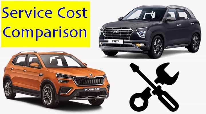 Skoda Kushaq vs Hyundai Creta - Maintenance Costs Compared! Skoda Kushaq vs Hyundai Creta - Maintenance Costs Compared!