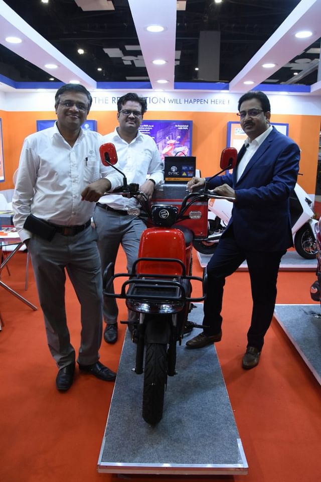 EVTRIC Connect B2B E-Delivery scooter