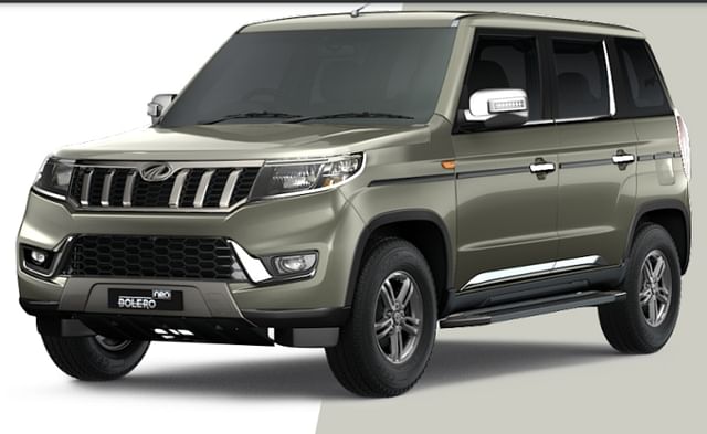Mahindra Bolero Neo Accessorised Front Side Profile