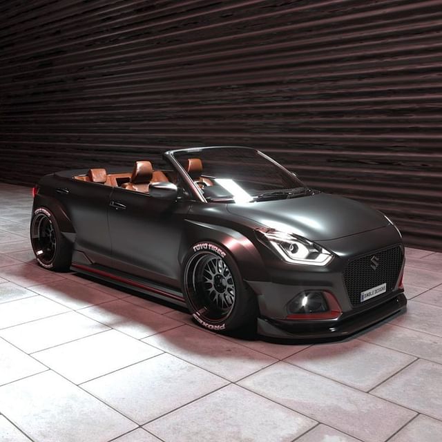Maruti Dzire Convertible Front Side Profile