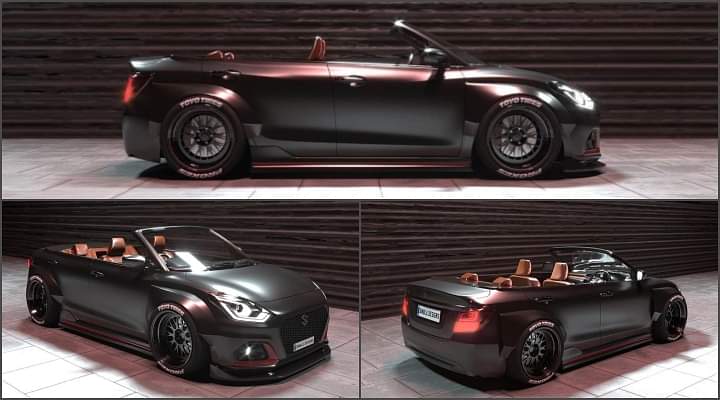 This Modified Maruti Dzire Cabriolet Looks Dope