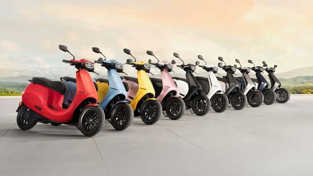 Ola Electric Scooter Colours