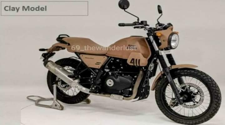 RE Himalayan's Road-Going Variant Leaked Thru Clay Model