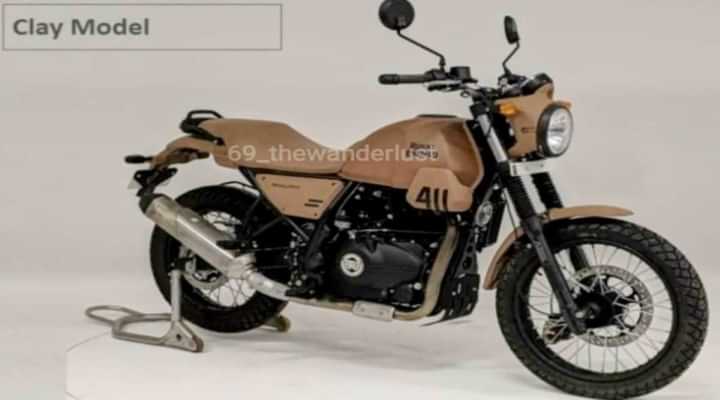 RE Himalayan's Road-Going Variant Leaked Thru Clay Model RE Himalayan's Road-Going Variant Leaked Thru Clay Model