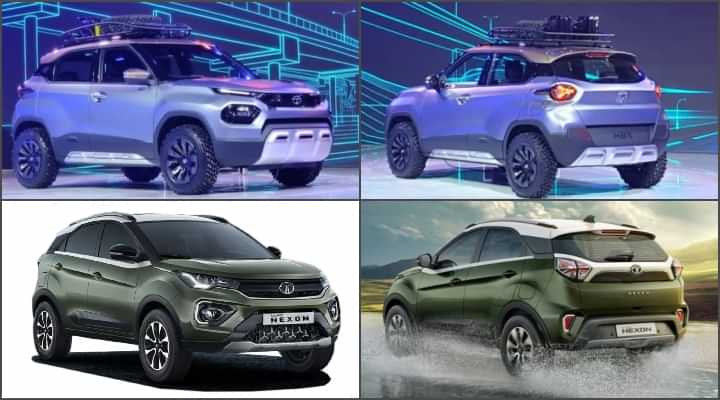 Tata HBX vs Nexon Comparison - Design, Specs, Prices Tata HBX vs Nexon Comparison - Design, Specs, Prices