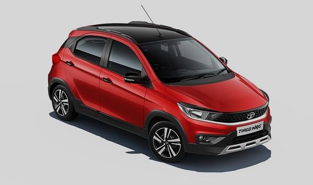 Tata Tiago NRG Front Side Profile - Tata Tiago NRG vs Tiago XZ+