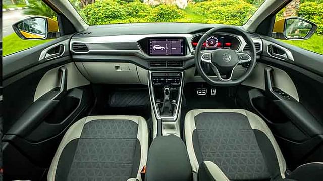 vw taigun review gt dsg interior dashboard seat upholstery