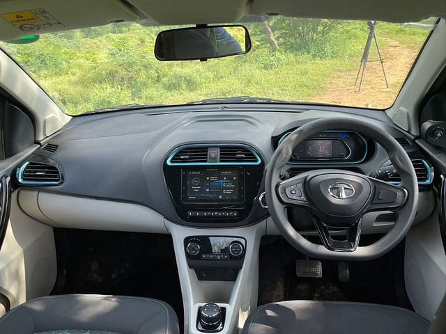 2021 tata tigor ev review images interior dashboard