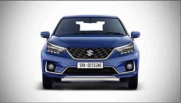 2022 maruti baleno facelift images front