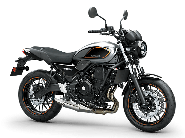 Kawasaki Z650RS Silver Front Three Quarters