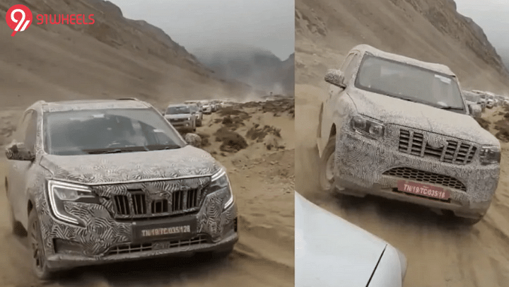 2022 Mahindra Scorpio Spotted Testing in Leh Alongside XUV700