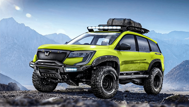 Independent Designer Renders Mahindra XUV700 as True Blue Off-Roader