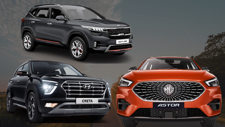 MG Astor vs Kia Seltos vs Hyundai Creta Comparison