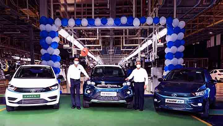 Tata Nexon EV and Tigor EV Collectively Cross 10,000 Unit Sales