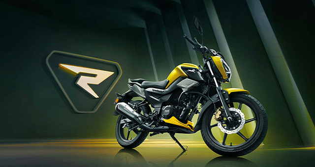 TVS Raider vs Hero Glamour vs Bajaj Pulsar 125 vs Honda SP125 - tvs raider images front three quarters