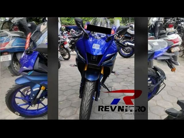 yamaha r15m images blue front rear side